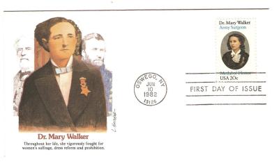 Dr Mary Walker 1st Day of Issue Envelope