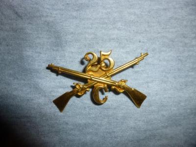 Indian Wars 25th Infantry Cap Badge