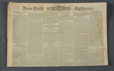 Newspaper New York Tribune Aug 17 1876 Sioux War