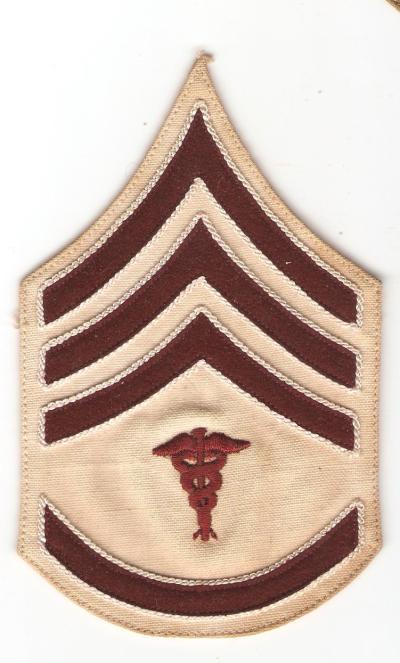Medical 1902 Hospital Corps NCO Rank Insignia