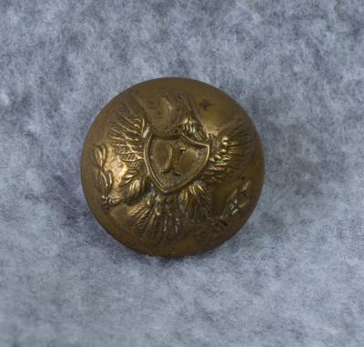 Indian Wars Infantry I Eagle Cuff Button