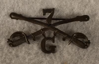 Pre-WWI 7th Cavalry Collar Insignia