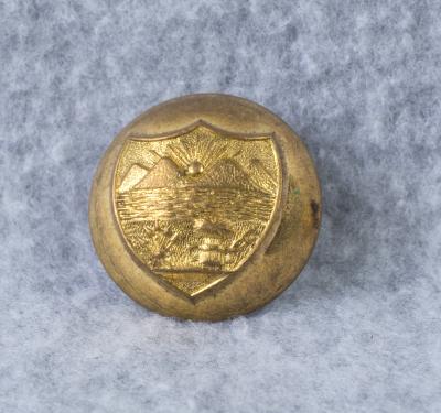 Ohio State Seal Militia Uniform Button 1880's 