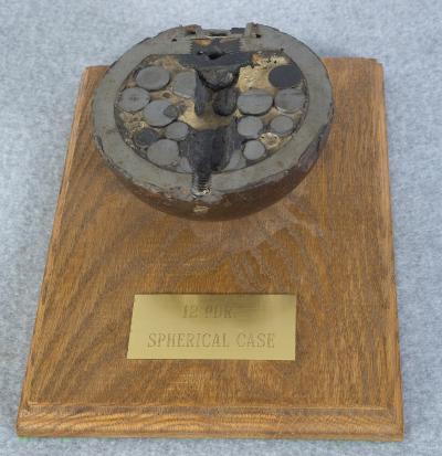 Civil War 12 Pounder Cannon Ball Cutaway Display