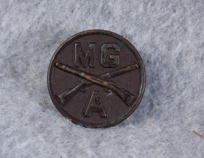 WWI Machine Gun Infantry Collar Disc