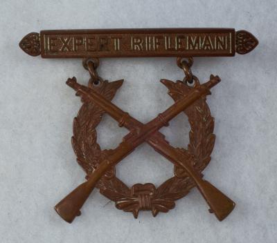 WWI era Expert Rifleman Badge
