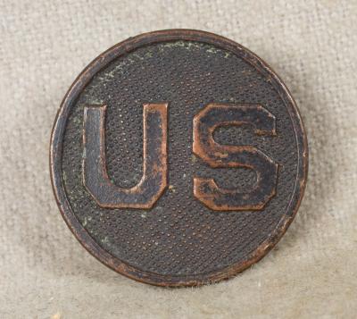 WWI US Collar Disc Insignia