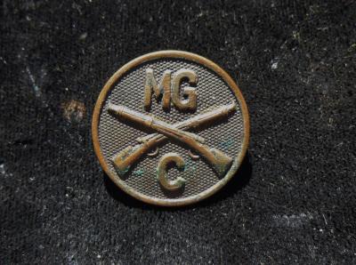 WWI Machine Gun Collar Disc MG 