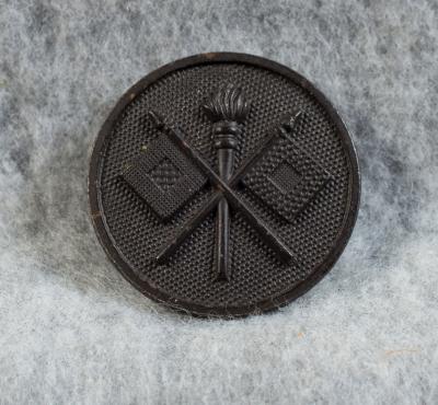 WWI Signal Corps Collar Disk