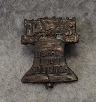 WWI US Liberty Loan Solicitor Pin
