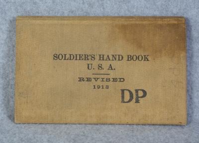 Pre-WWI US Army Soldier's Hand Book Revise 1913