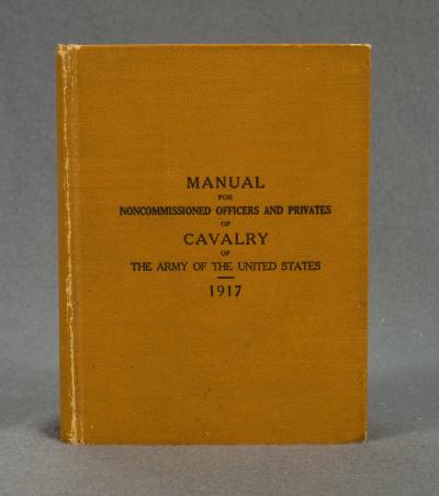 WWI Army Manual 1917 Cavalry