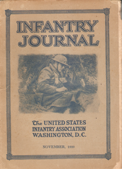 Infantry Journal November 1920 Magazine