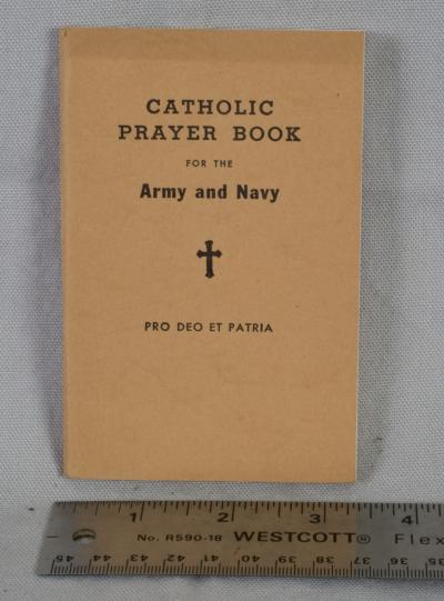 WWI Army Navy Catholic Prayer Bible 1917