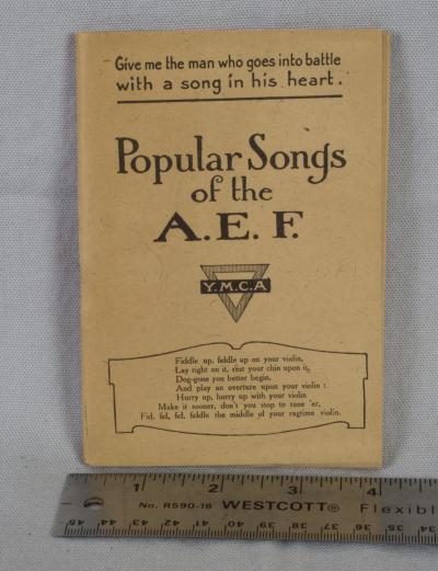 WWI Popular Songs of the AEF Song Book 