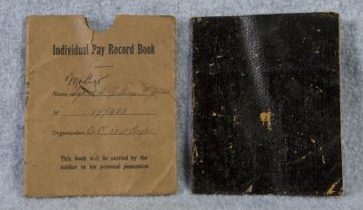 WWI Soldiers Individual Pay Record 223rd Engineers