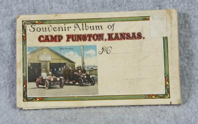 WWI Camp Funston Souvenir Album Postcards 