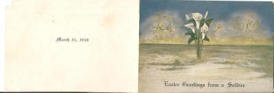 WWI Easter Greeting Card 88th Division