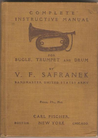 WWI Manual Bugle Trumpet Drum