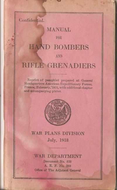 WWI Manual Hand Bombers Rifle Grenadiers 