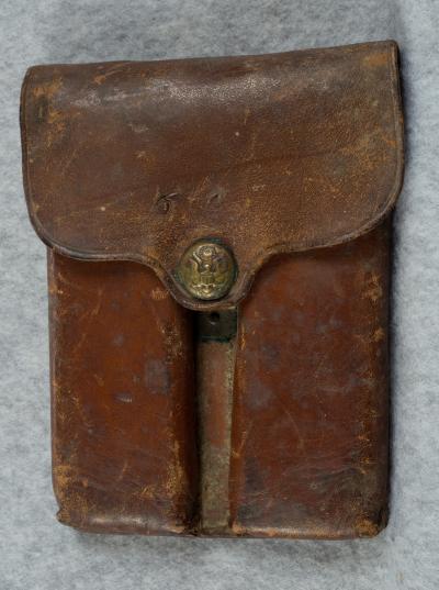 WWI Leather 45 Magazine Pouch Eagle Snap 1913