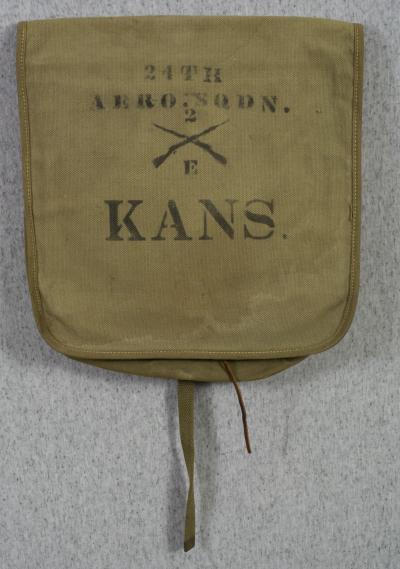 WWI era Haversack 24th Aero Squadron Kansas NG