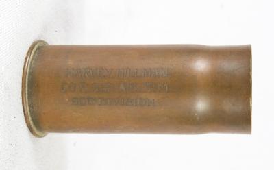 WWI Trench Art 37mm Shell 315th Ammunition Train