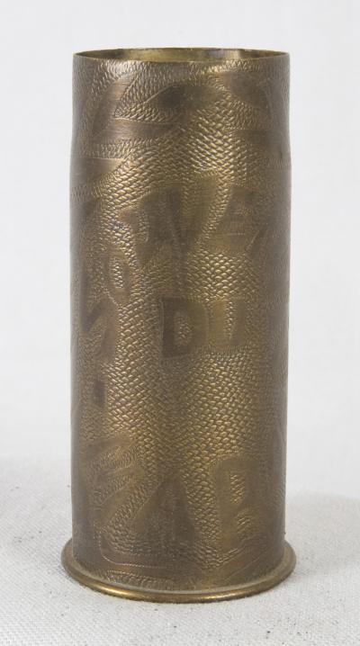 WWI Trench Art 37mm Shell Morocco