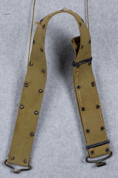 WWI Web Garrison Pistol Belt Khaki 