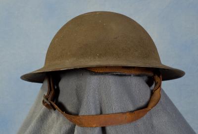 WWI US Doughboy British Brodie Combat Helmet