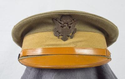 WWI Era US Army Officer's M1912 Visor Cap Hat