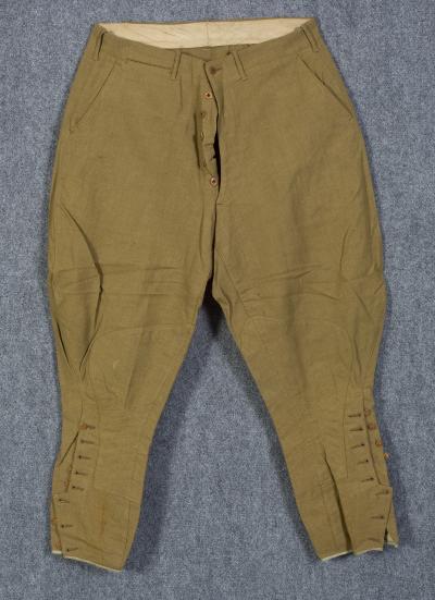 WWI era OD Wool Trousers Pants 32x26 Named