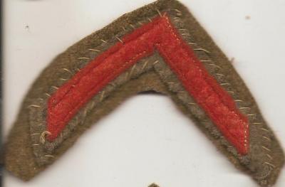 WWI Discharge Service Stripe Patch