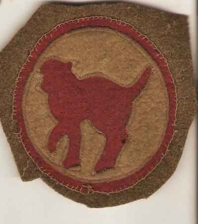 WWI 81st Division 156th FA Patch