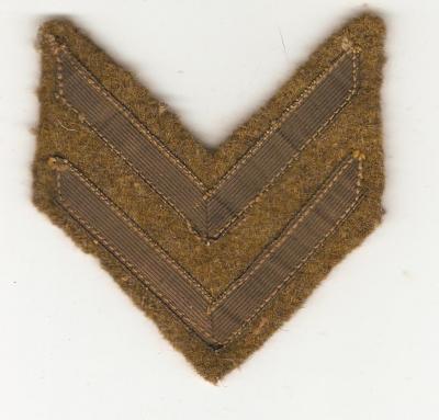 SOLD Archive Area-- WWI Overseas Service Stripe Patch