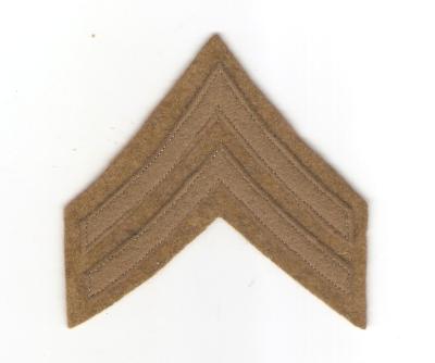 WWI Corporal Rank Patch Insignia