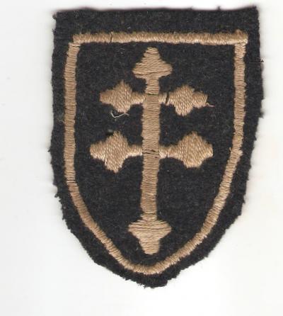 WWI 79th Infantry Division Patch Cross of Lorraine