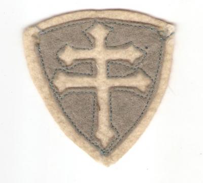 SOLD Archive Area-- WWI 79th Infantry Division Patch Cross of Lorraine