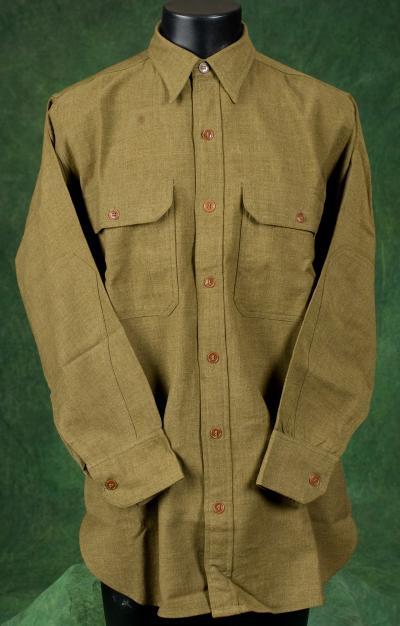 WWII 1930's Army Wool Field Shirt 16x31