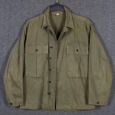 SOLD Archive Area-- WWII HBT Field Shirt 2nd Pattern 38R