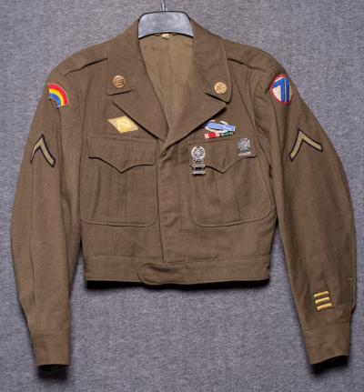 SOLD Archive Area-- WWII Ike Jacket 42nd 71st Infantry Division