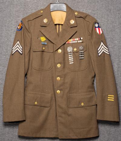 SOLD Archive Area-- WWII 14th AAF CBI Uniform Jacket Blouse
