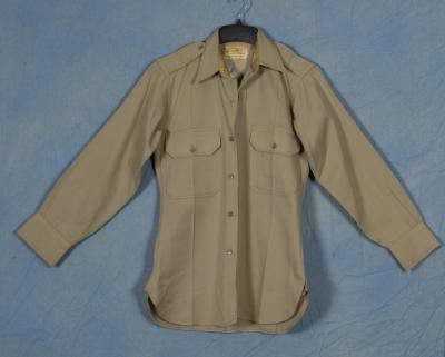 SOLD Archive Area-- WWII Army Air Force Khaki Dress Shirt