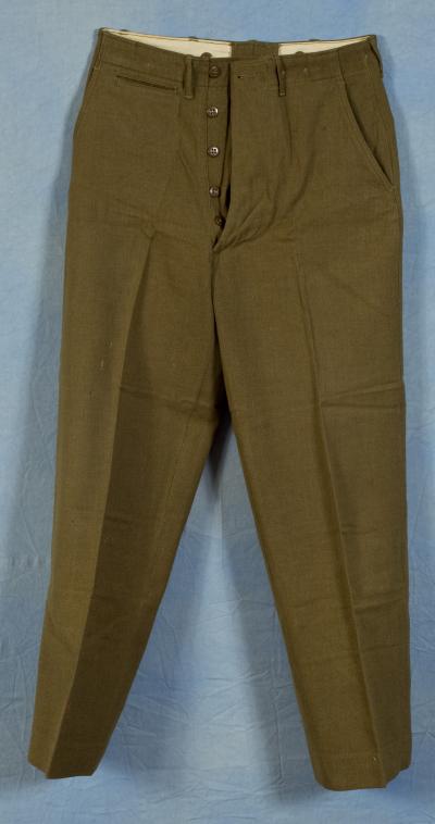 SOLD Archive Area-- WWII US Army M-1937 Trousers Pants 32x33