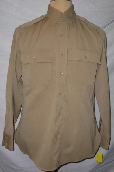 WWII US Army Officers Khaki Field Shirt