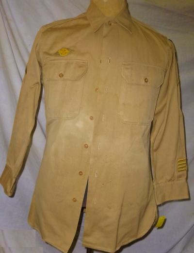 WWII US Army Khaki Field Shirt 12th AAF