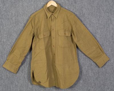 WWII US Army OD Wool Field Shirt 16x33
