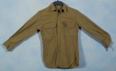 WWII US Army OD Wool Field Shirt 13x31