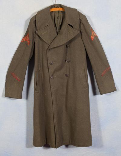WWII USMC Marine Wool Enlisted Trench Coat