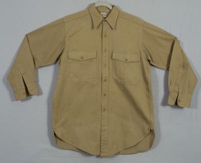 WWII US Army Khaki Uniform Shirt